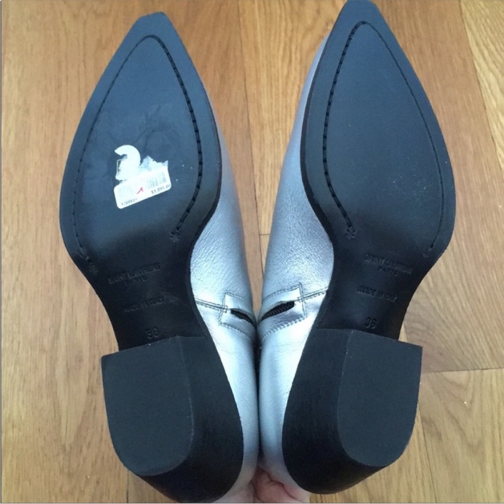 Saint Laurent Paris Cowboy Ankle Boots 36 - Picture 7 of 9